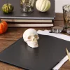 HUMAN SKULL CAST IRON PAPERWEIGHT