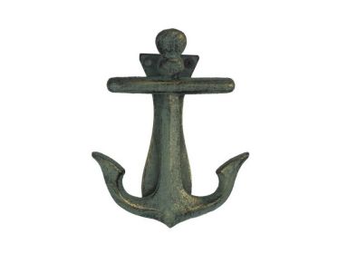 Antique Bronze Cast Iron Decorative Anchor Door Knocker 6"