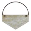 DIAMOND GALVANIZED WALL PLANTER