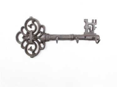 Cast Iron Vintage Key Wall Mounted Key Hooks 11""