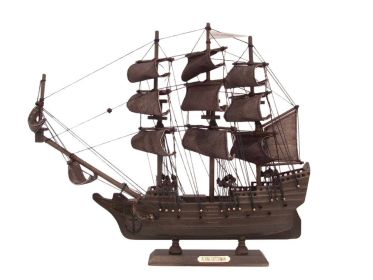 Wooden Flying Dutchman Model Pirate Ship (size: 14'''')