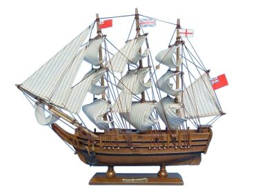 Wooden HMS Bounty Tall Model Ship (size: 15'''')