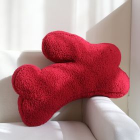 Rabbit Plush Pillow Living Room Sofa Decoration Cushion (Option: Red Rabbit-About 55x40x15cm)