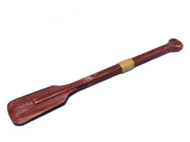 Wooden Rustic Hampshire Decorative Squared Boat Oar w/ Hooks (size: 24'''')