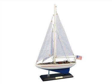 Wooden Enterprise Model Sailboat Decoration (size: 16'''')