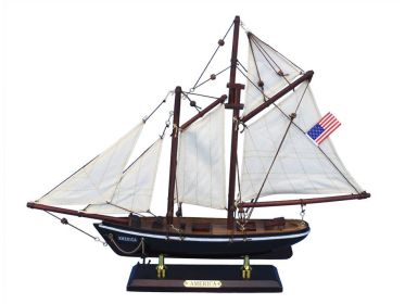 Wooden America Model Sailboat Decoration (size: 16'''')
