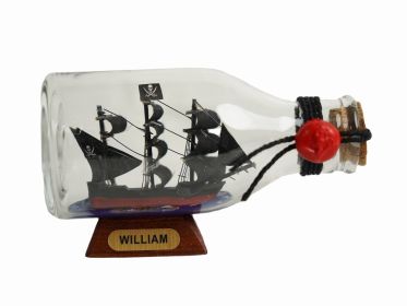 Calico Jack's The William Pirate Ship in a Bottle (size: 5'''')